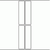 1176 - Label Size 40mm x 160mm - 850 labels per roll